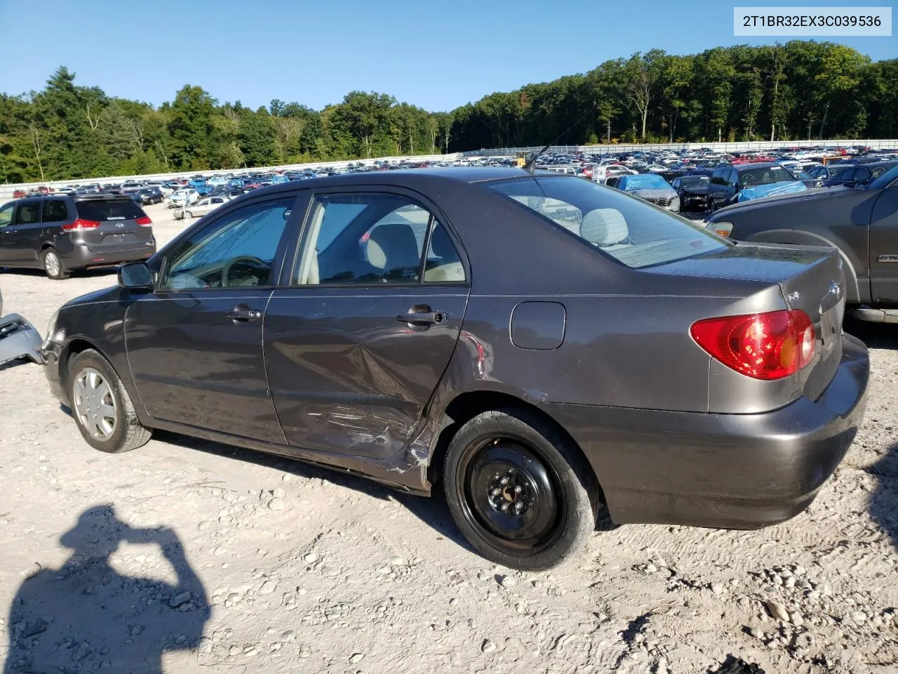 2003 Toyota Corolla Ce VIN: 2T1BR32EX3C039536 Lot: 71024084