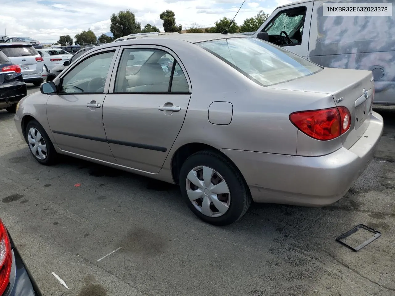 2003 Toyota Corolla Ce VIN: 1NXBR32E63Z023378 Lot: 71054864