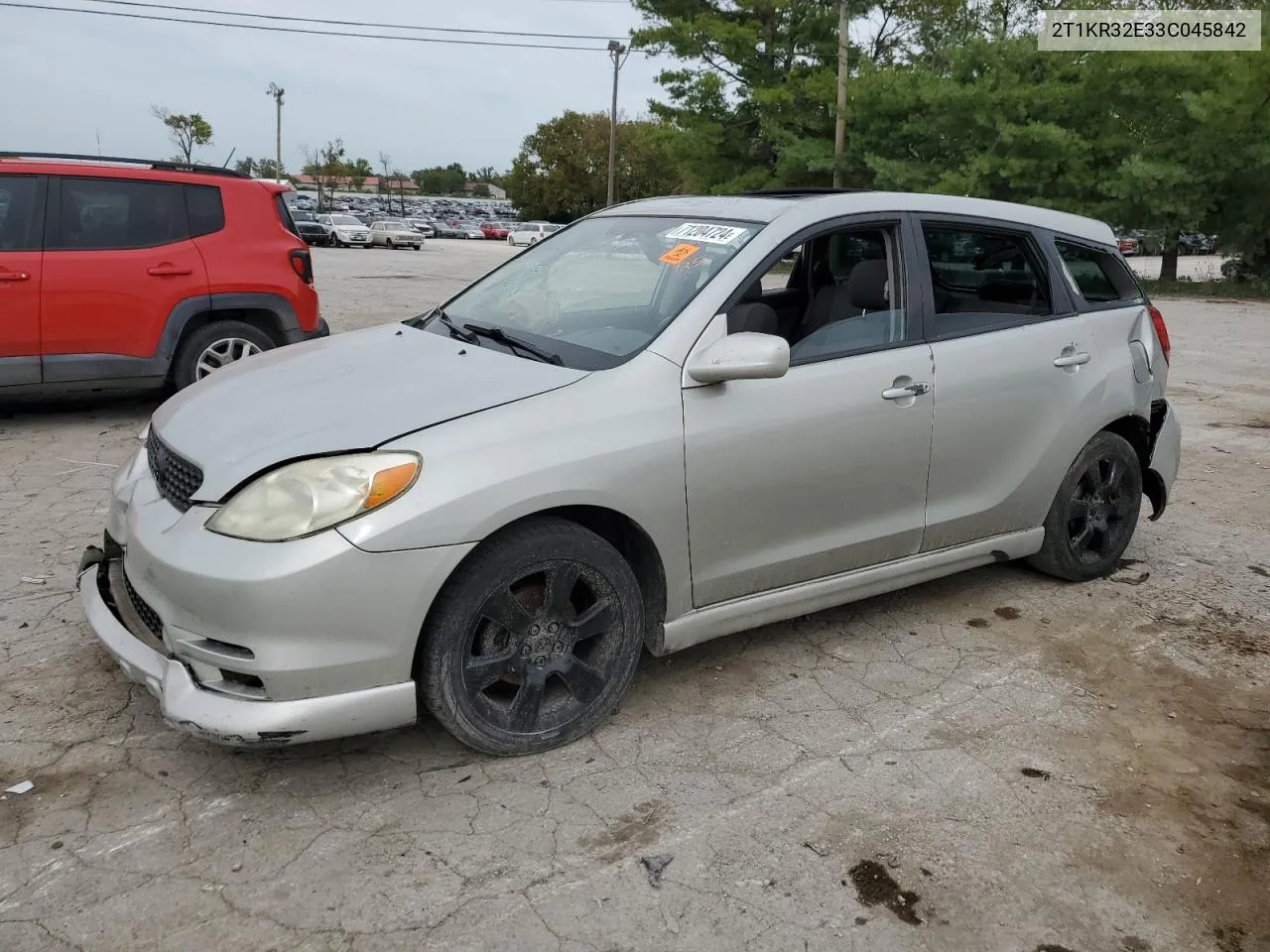 2003 Toyota Corolla Matrix Xr VIN: 2T1KR32E33C045842 Lot: 71204724