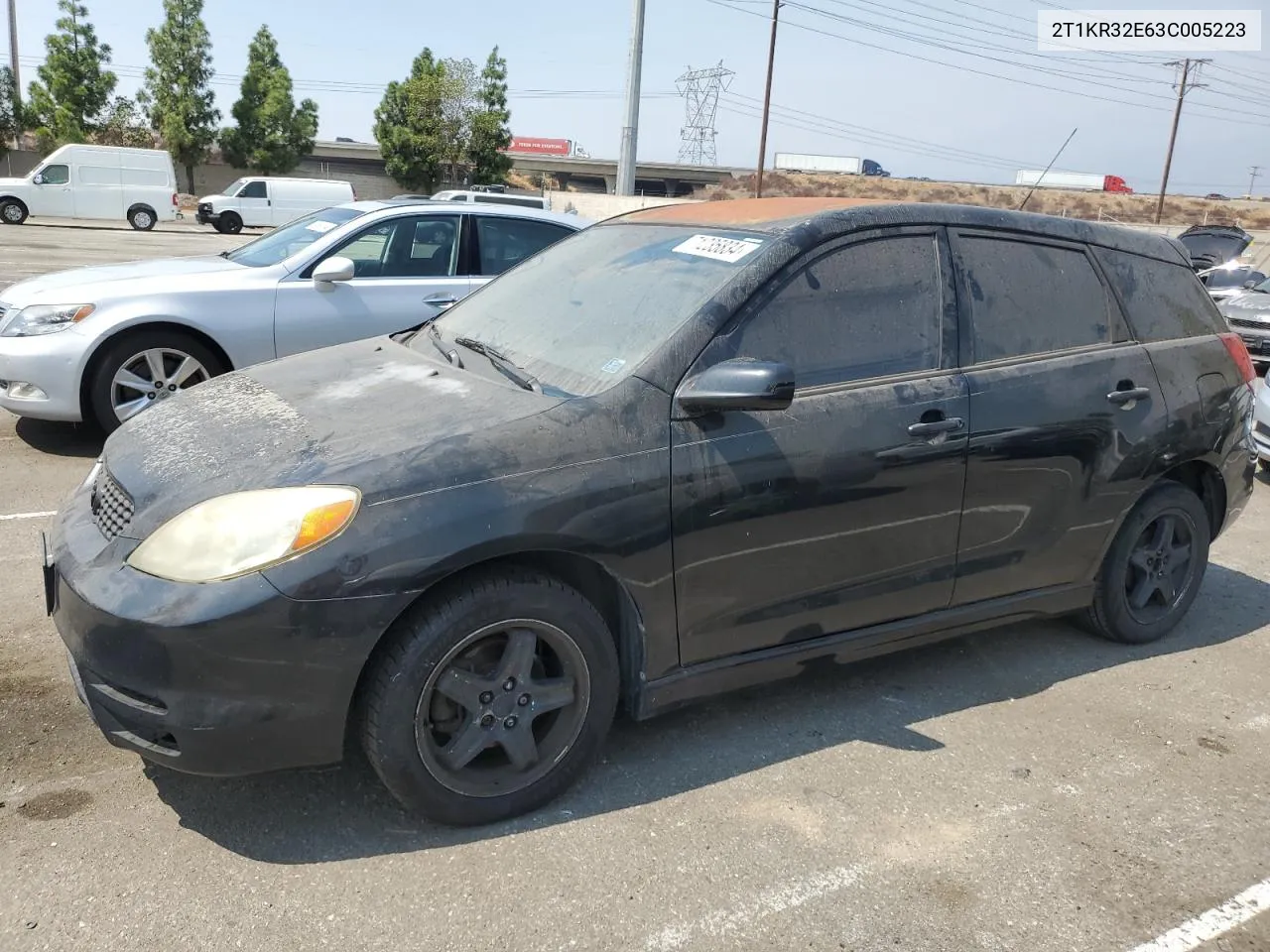 2003 Toyota Corolla Matrix Xr VIN: 2T1KR32E63C005223 Lot: 71235834