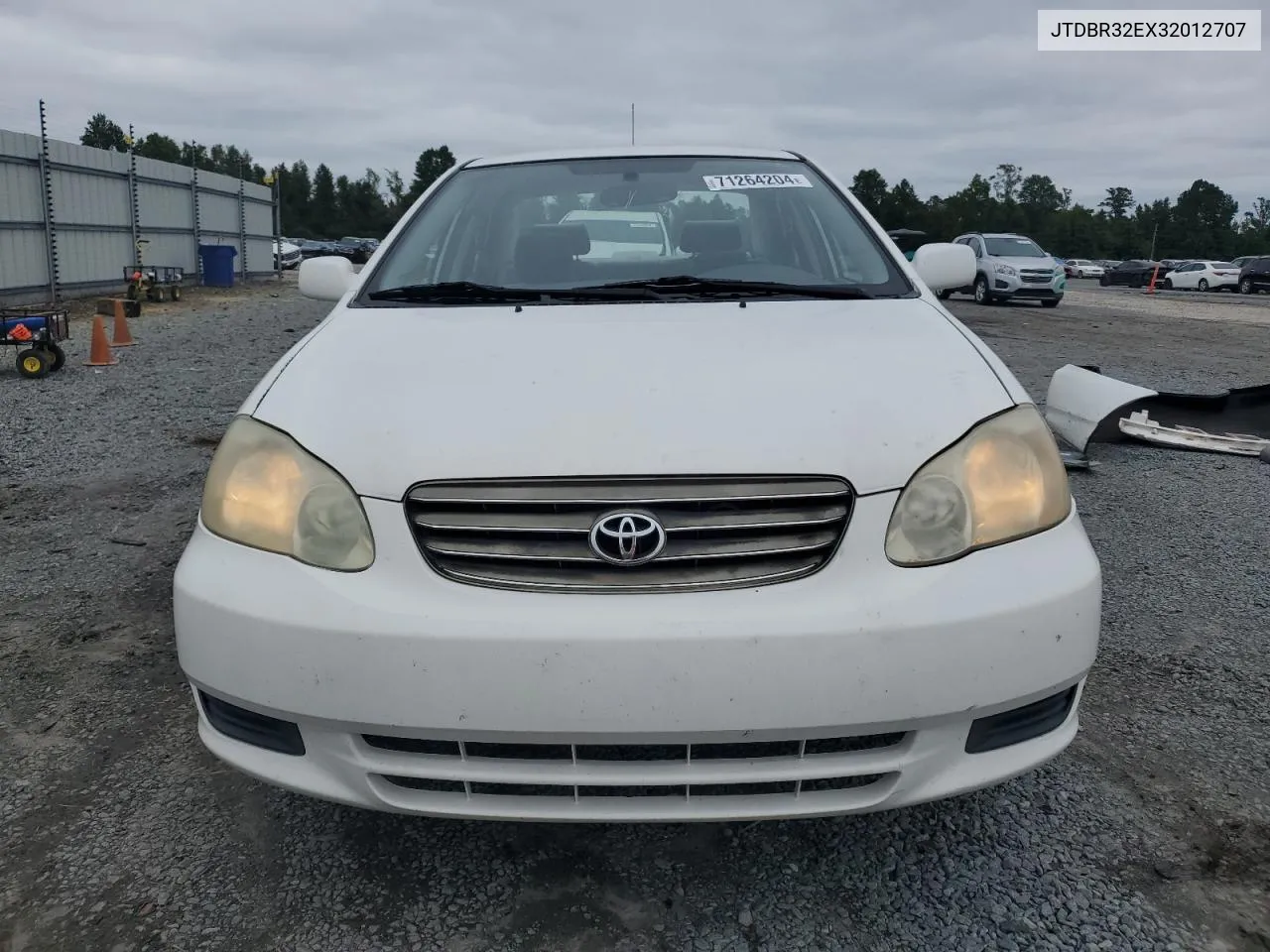 2003 Toyota Corolla Ce VIN: JTDBR32EX32012707 Lot: 71264204