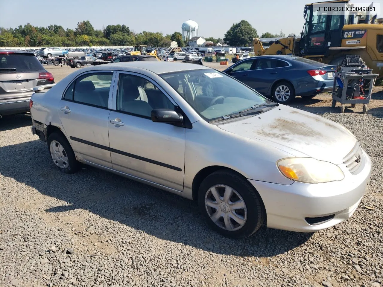 2003 Toyota Corolla Ce VIN: JTDBR32EX30049851 Lot: 71305484