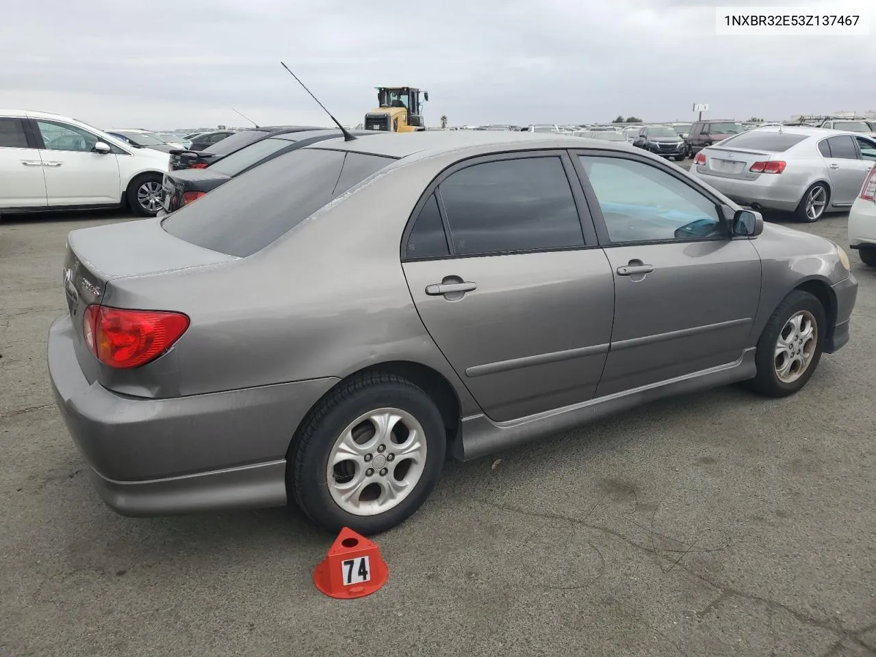 2003 Toyota Corolla Ce VIN: 1NXBR32E53Z137467 Lot: 71413434