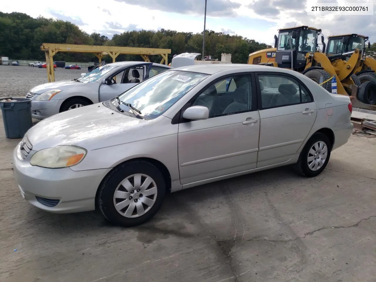 2003 Toyota Corolla Ce VIN: 2T1BR32E93C000761 Lot: 71444433