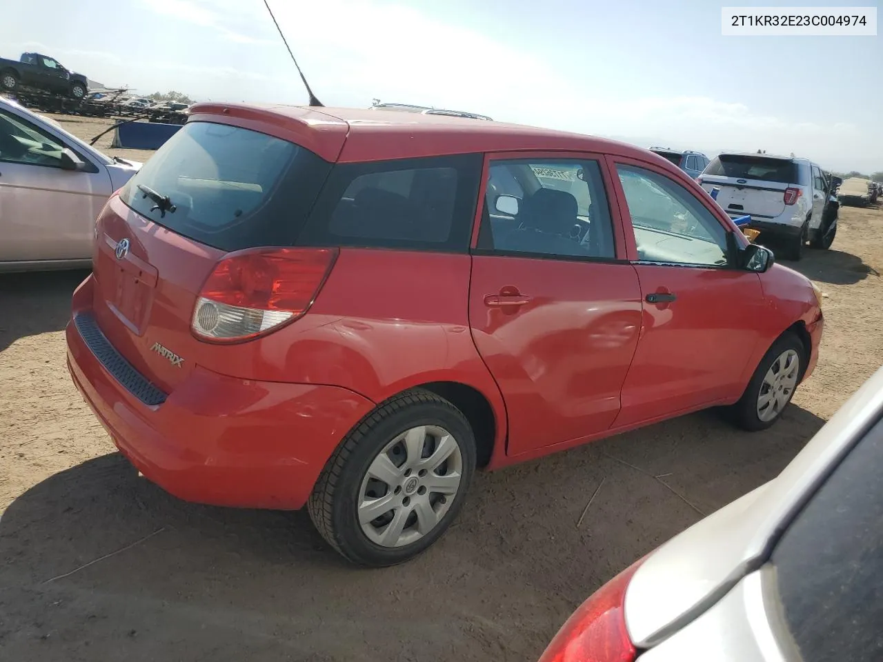 2003 Toyota Corolla Matrix Xr VIN: 2T1KR32E23C004974 Lot: 71736294