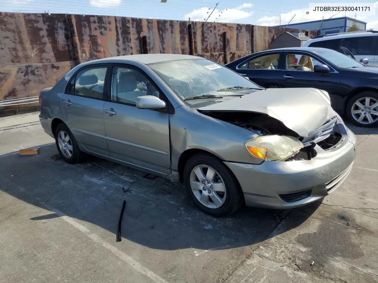 2003 Toyota Corolla Ce VIN: JTDBR32E330041171 Lot: 72032904