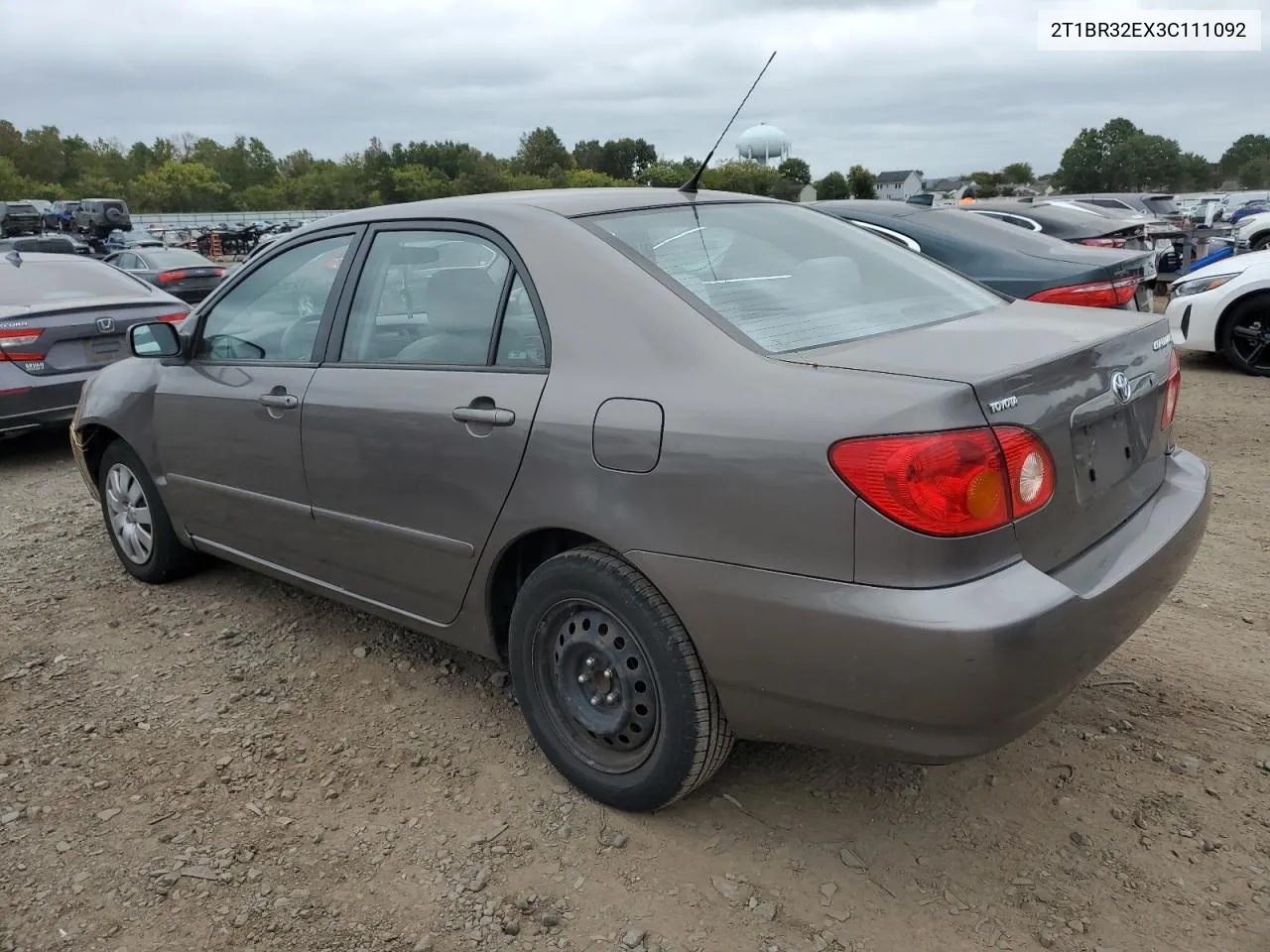 2003 Toyota Corolla Ce VIN: 2T1BR32EX3C111092 Lot: 72155264