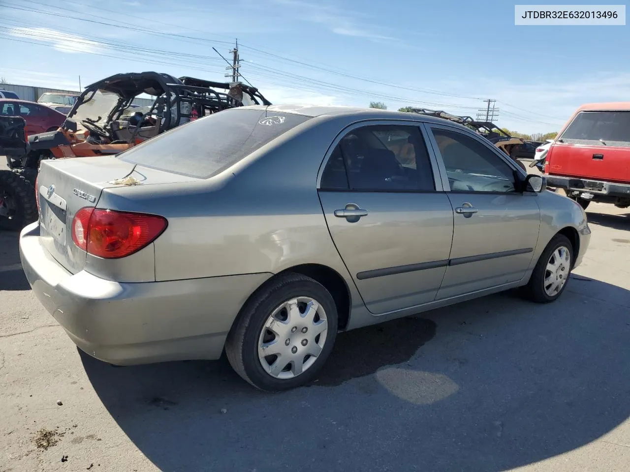 2003 Toyota Corolla Ce VIN: JTDBR32E632013496 Lot: 72285074