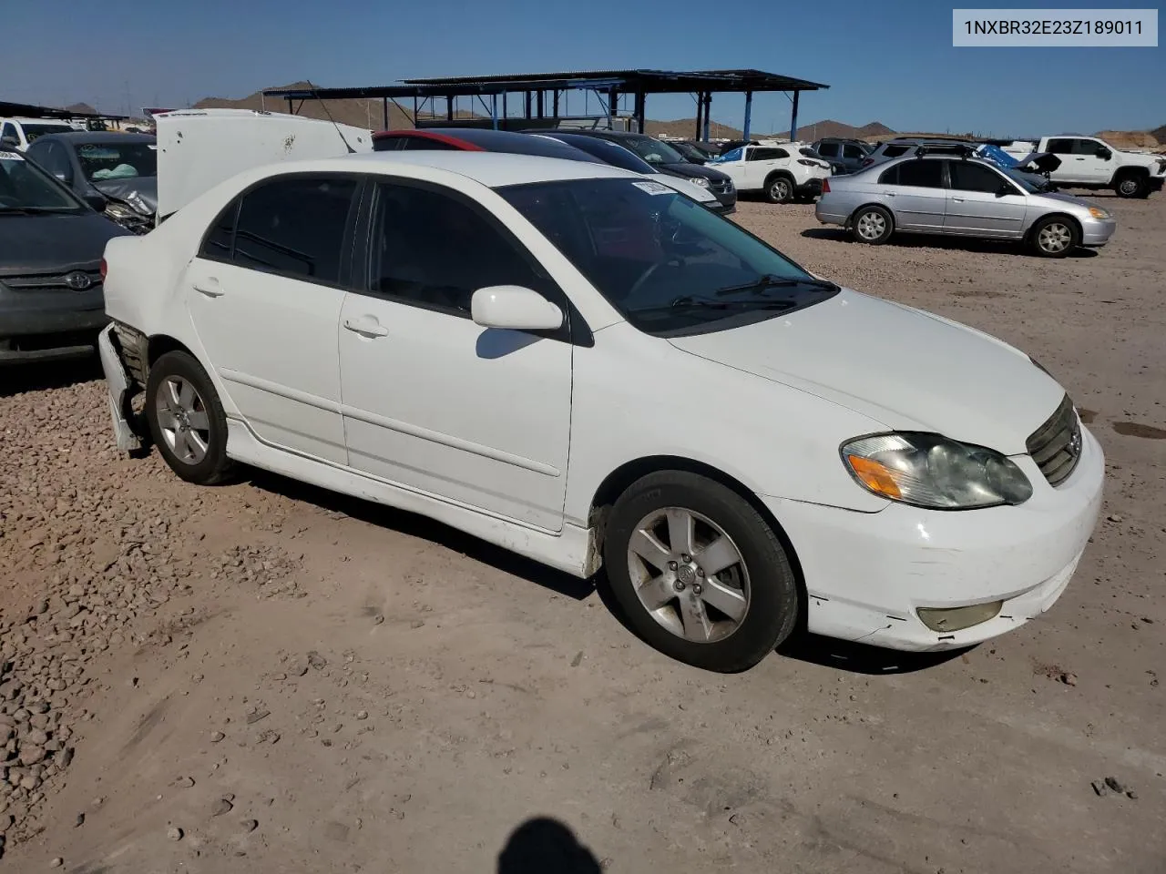 2003 Toyota Corolla Ce VIN: 1NXBR32E23Z189011 Lot: 72368284