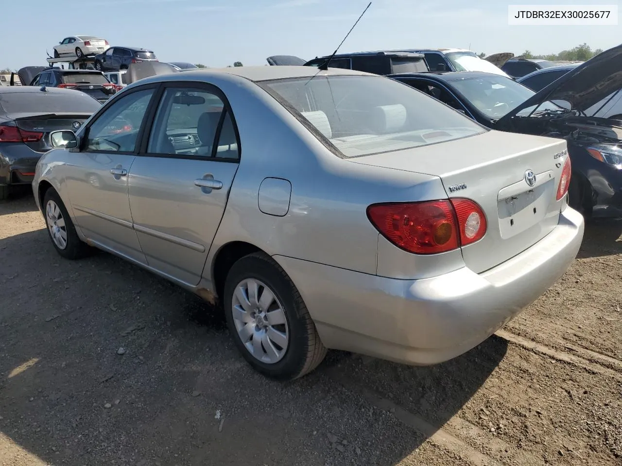 2003 Toyota Corolla Ce VIN: JTDBR32EX30025677 Lot: 72445434