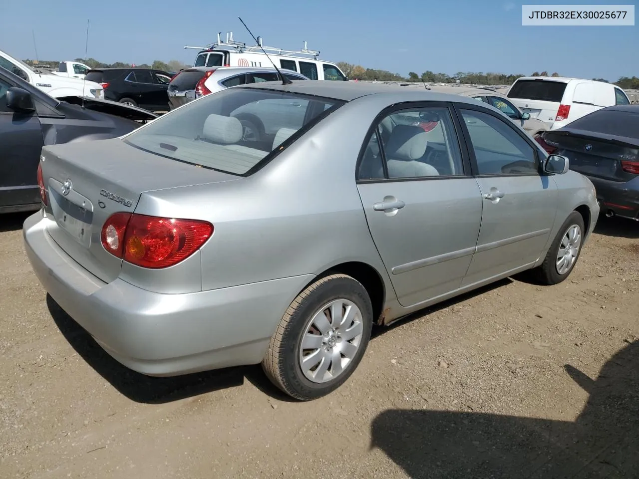 2003 Toyota Corolla Ce VIN: JTDBR32EX30025677 Lot: 72445434