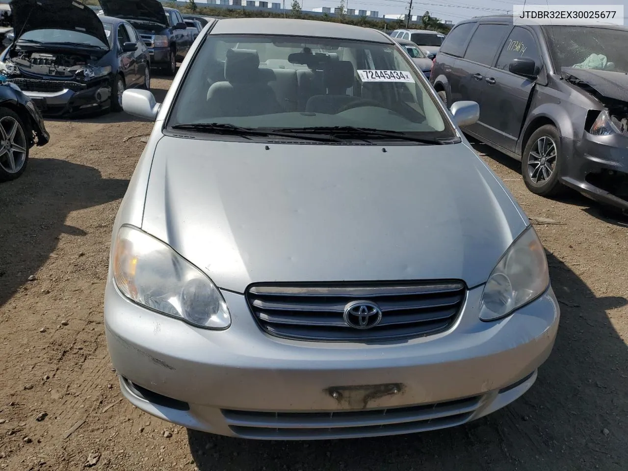 JTDBR32EX30025677 2003 Toyota Corolla Ce