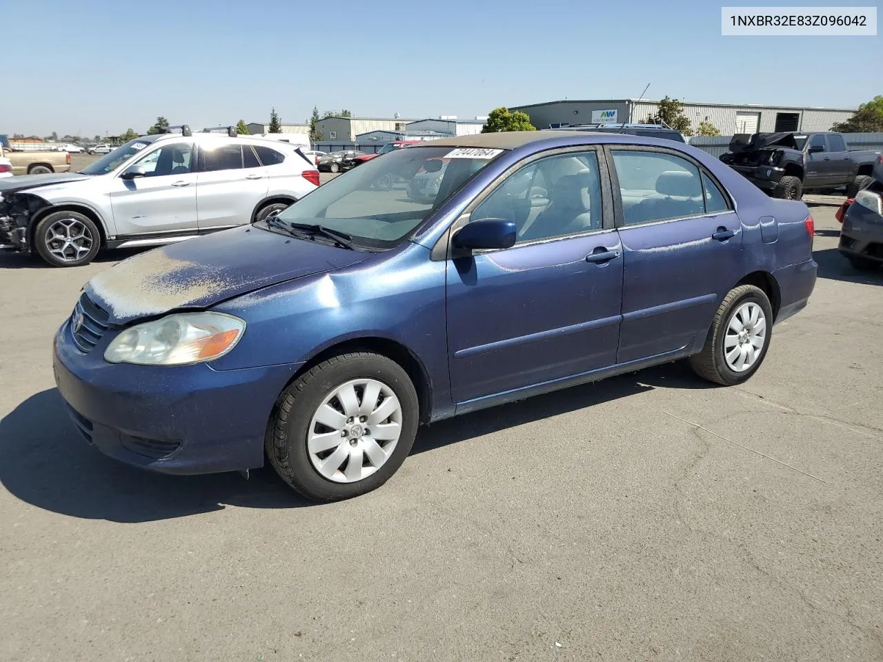 2003 Toyota Corolla Ce VIN: 1NXBR32E83Z096042 Lot: 72447064