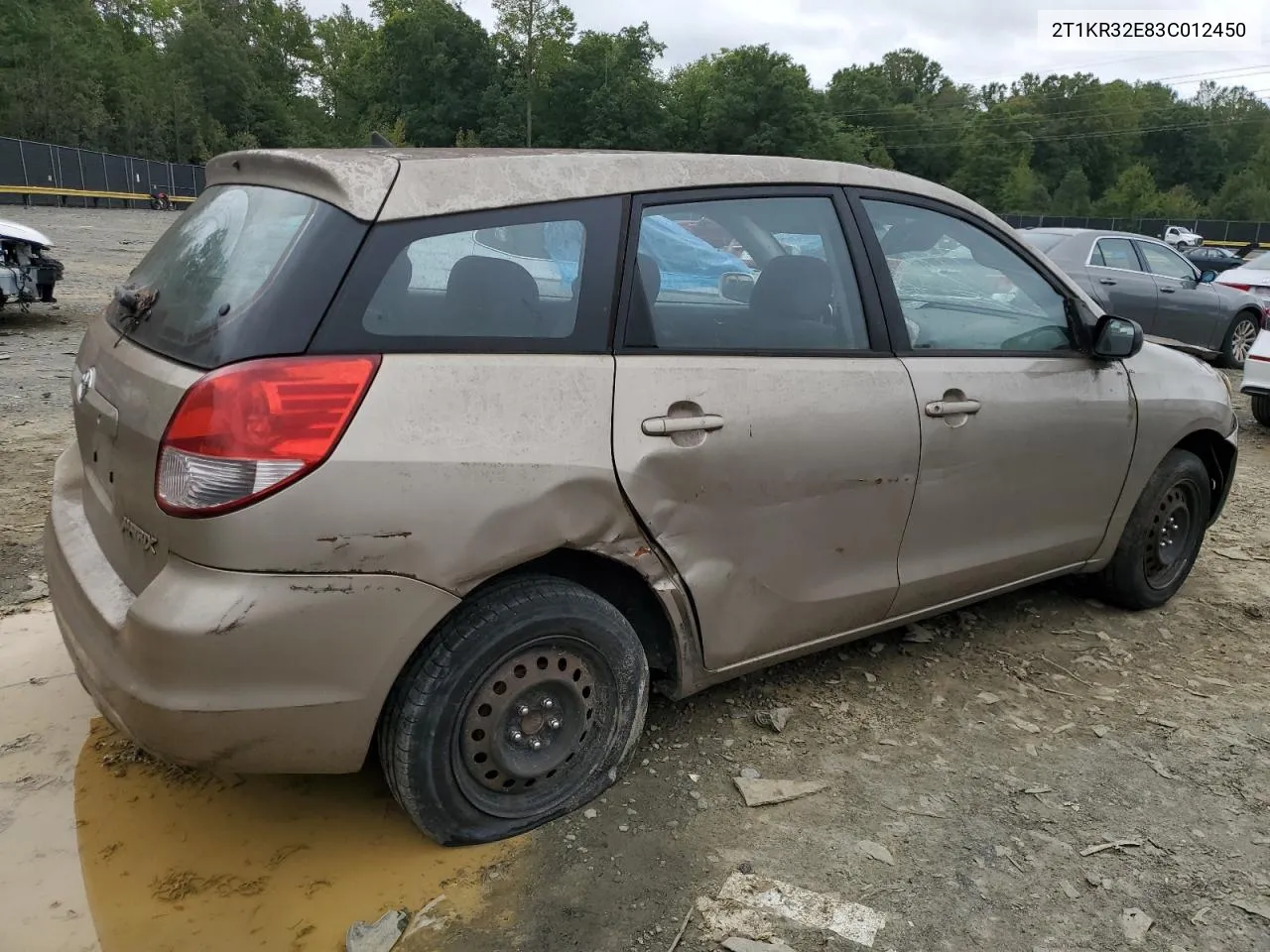 2T1KR32E83C012450 2003 Toyota Corolla Matrix Xr