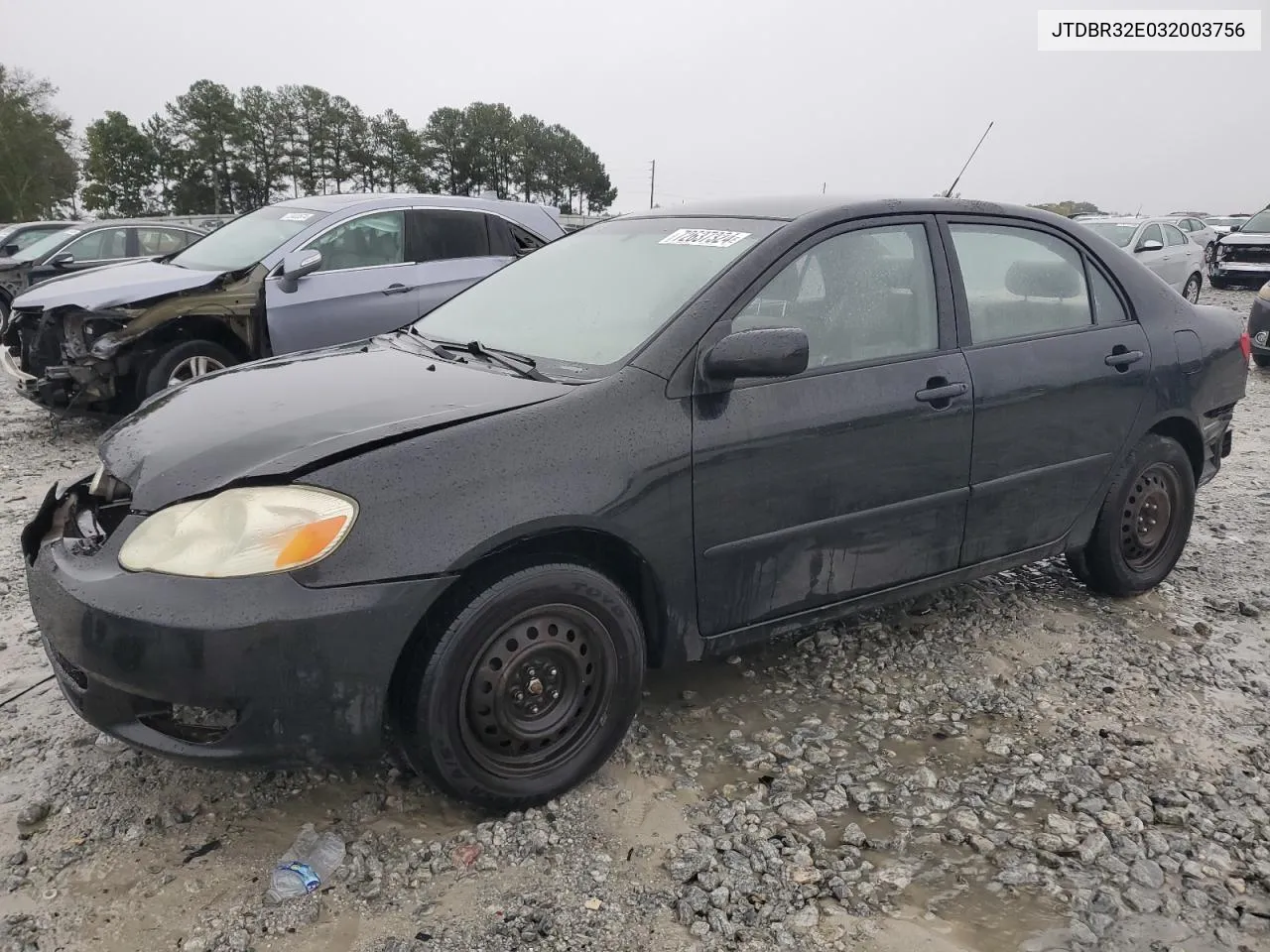 2003 Toyota Corolla Ce VIN: JTDBR32E032003756 Lot: 72637324