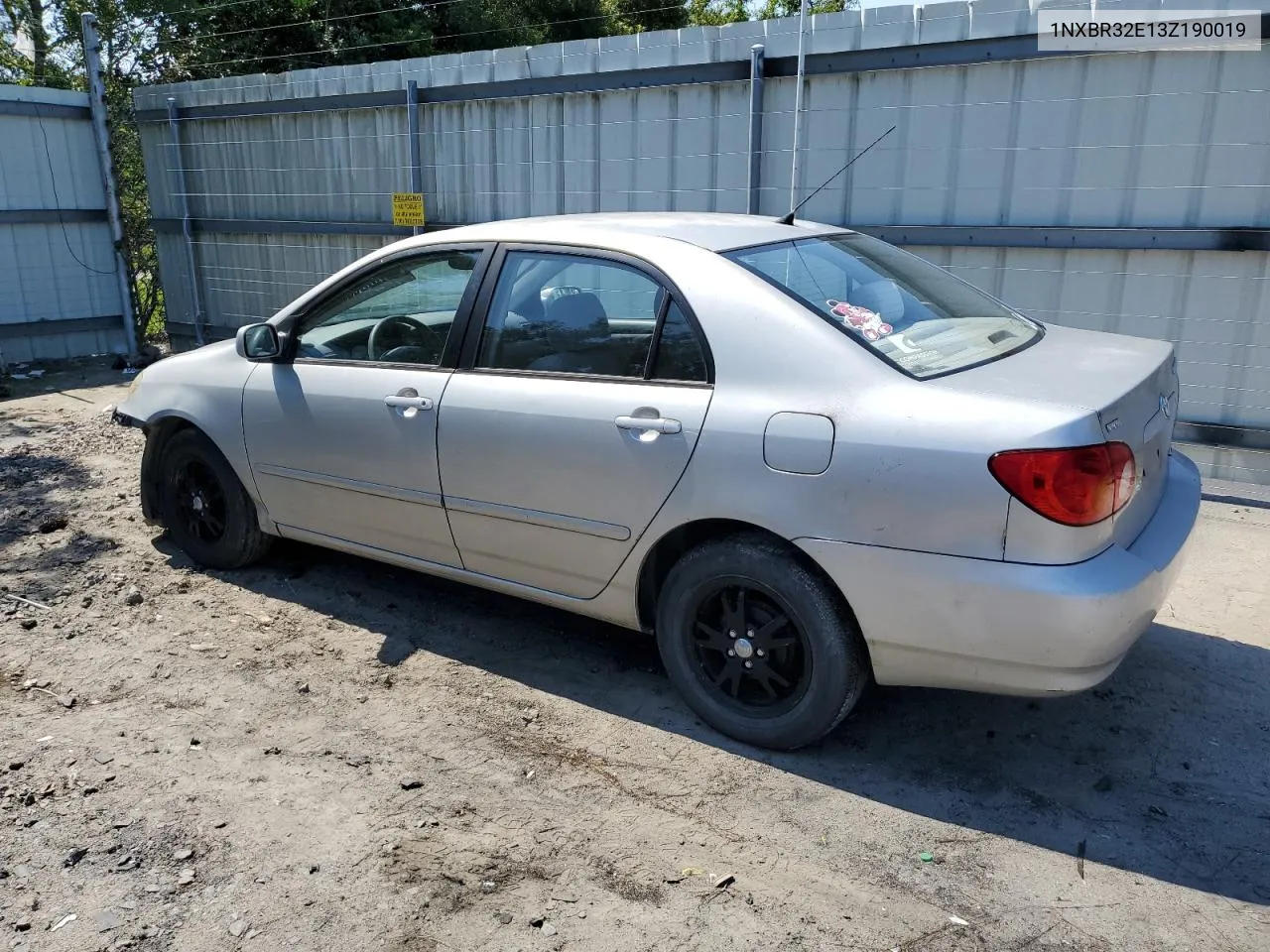 2003 Toyota Corolla Ce VIN: 1NXBR32E13Z190019 Lot: 72711314