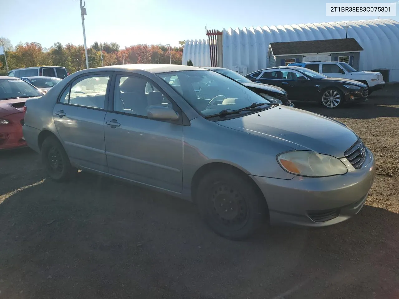 2003 Toyota Corolla Ce VIN: 2T1BR38E83C075801 Lot: 72783104