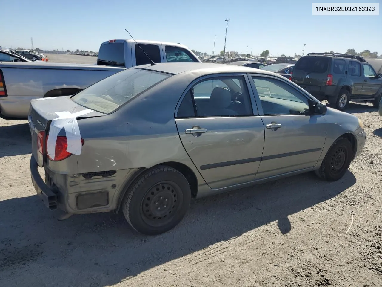 2003 Toyota Corolla Ce VIN: 1NXBR32E03Z163393 Lot: 73138594