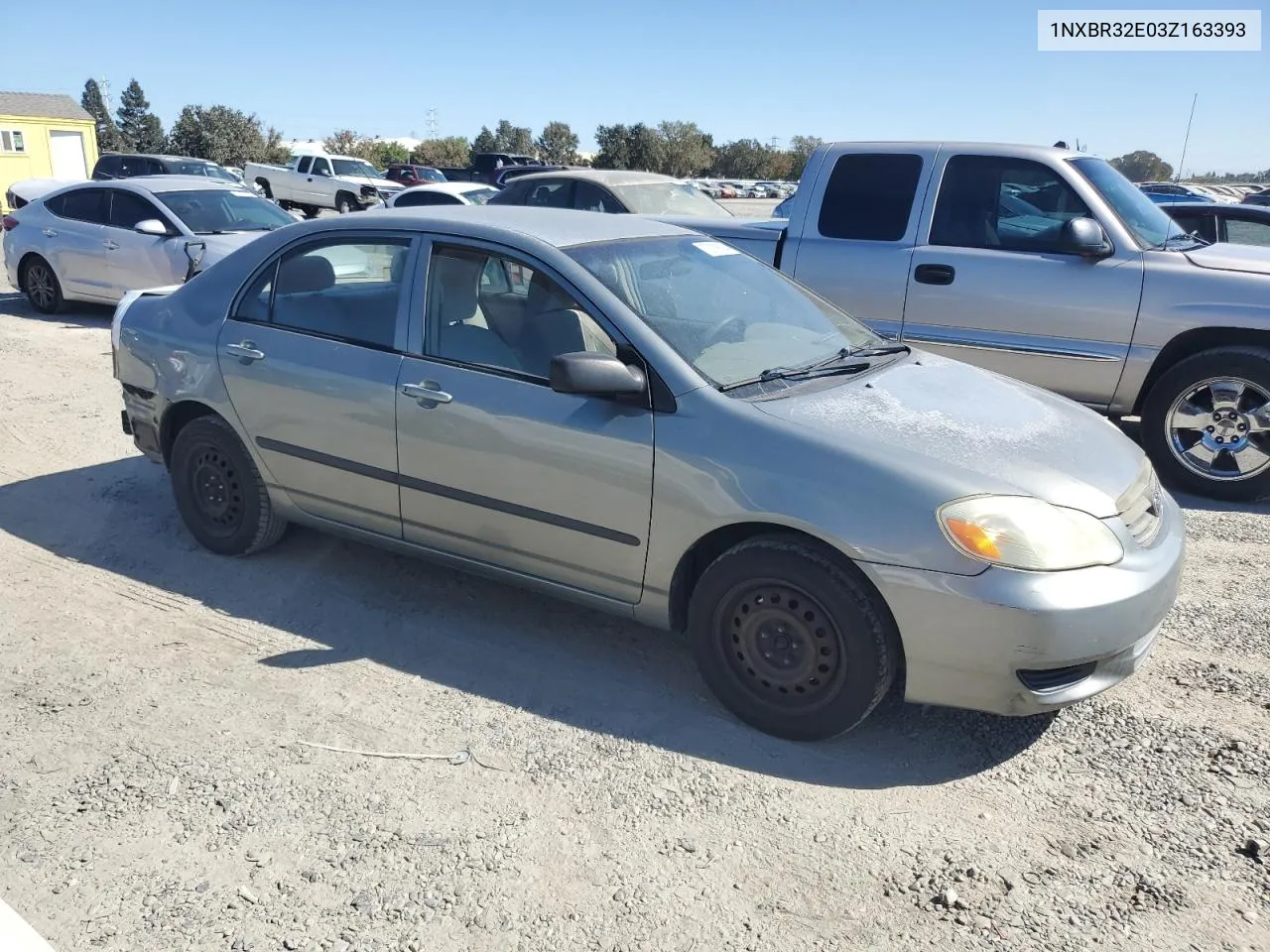 2003 Toyota Corolla Ce VIN: 1NXBR32E03Z163393 Lot: 73138594