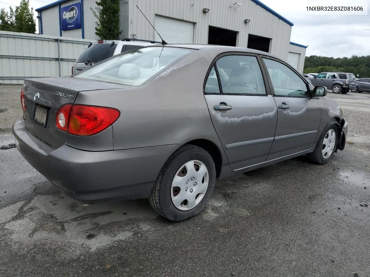 2003 Toyota Corolla Ce VIN: 1NXBR32E83Z081606 Lot: 73148704