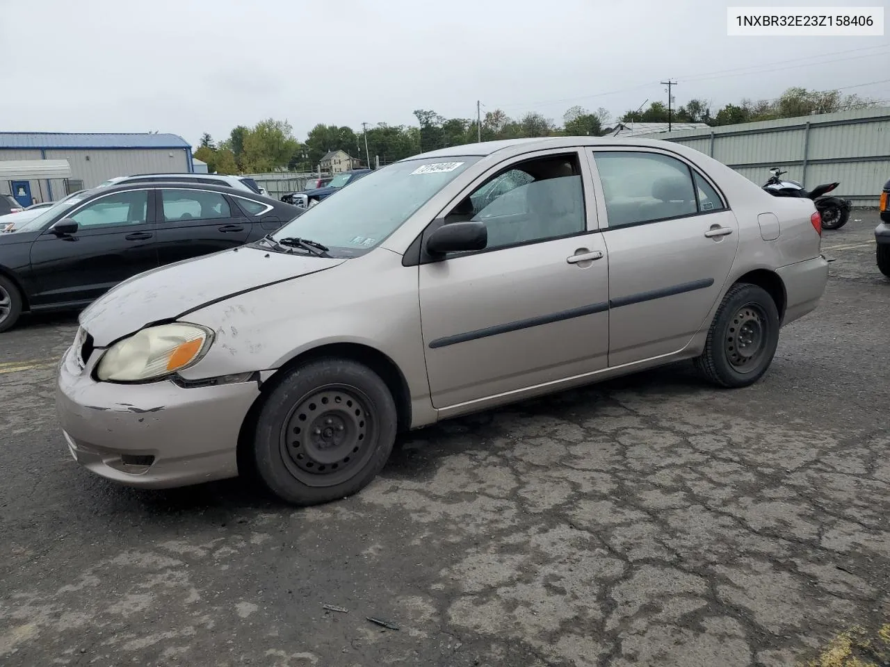 2003 Toyota Corolla Ce VIN: 1NXBR32E23Z158406 Lot: 73149404