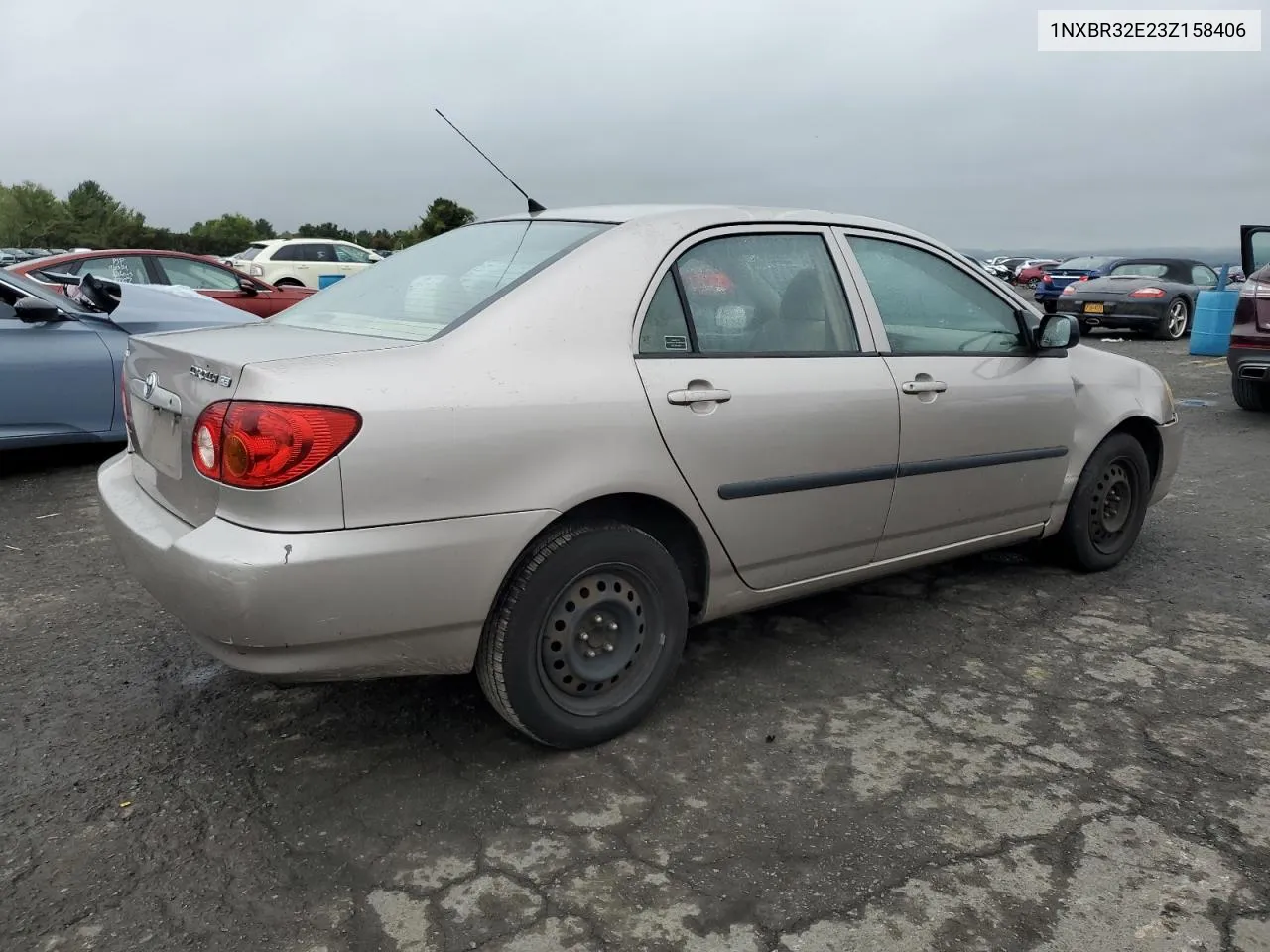 2003 Toyota Corolla Ce VIN: 1NXBR32E23Z158406 Lot: 73149404