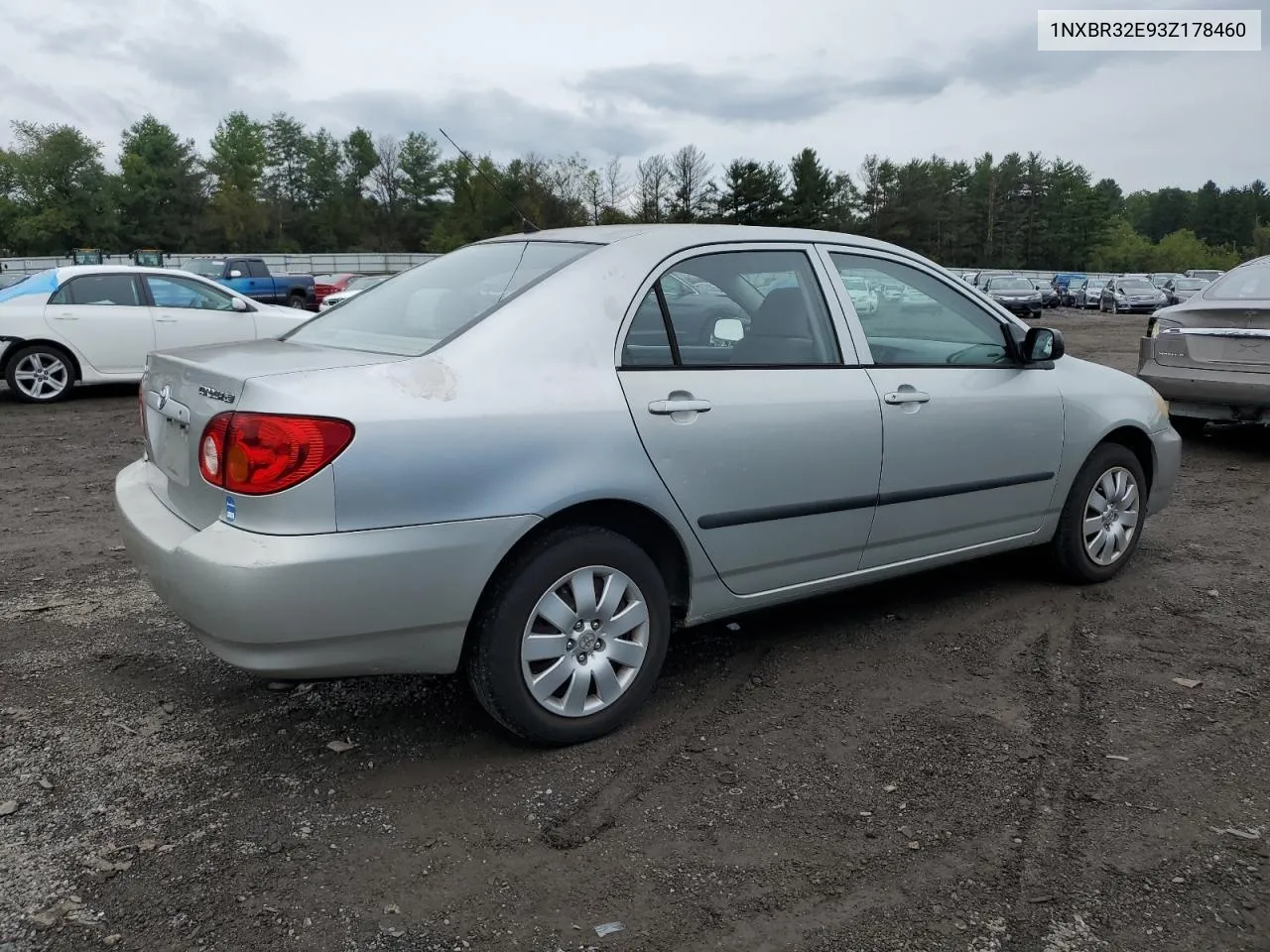 2003 Toyota Corolla Ce VIN: 1NXBR32E93Z178460 Lot: 73164104