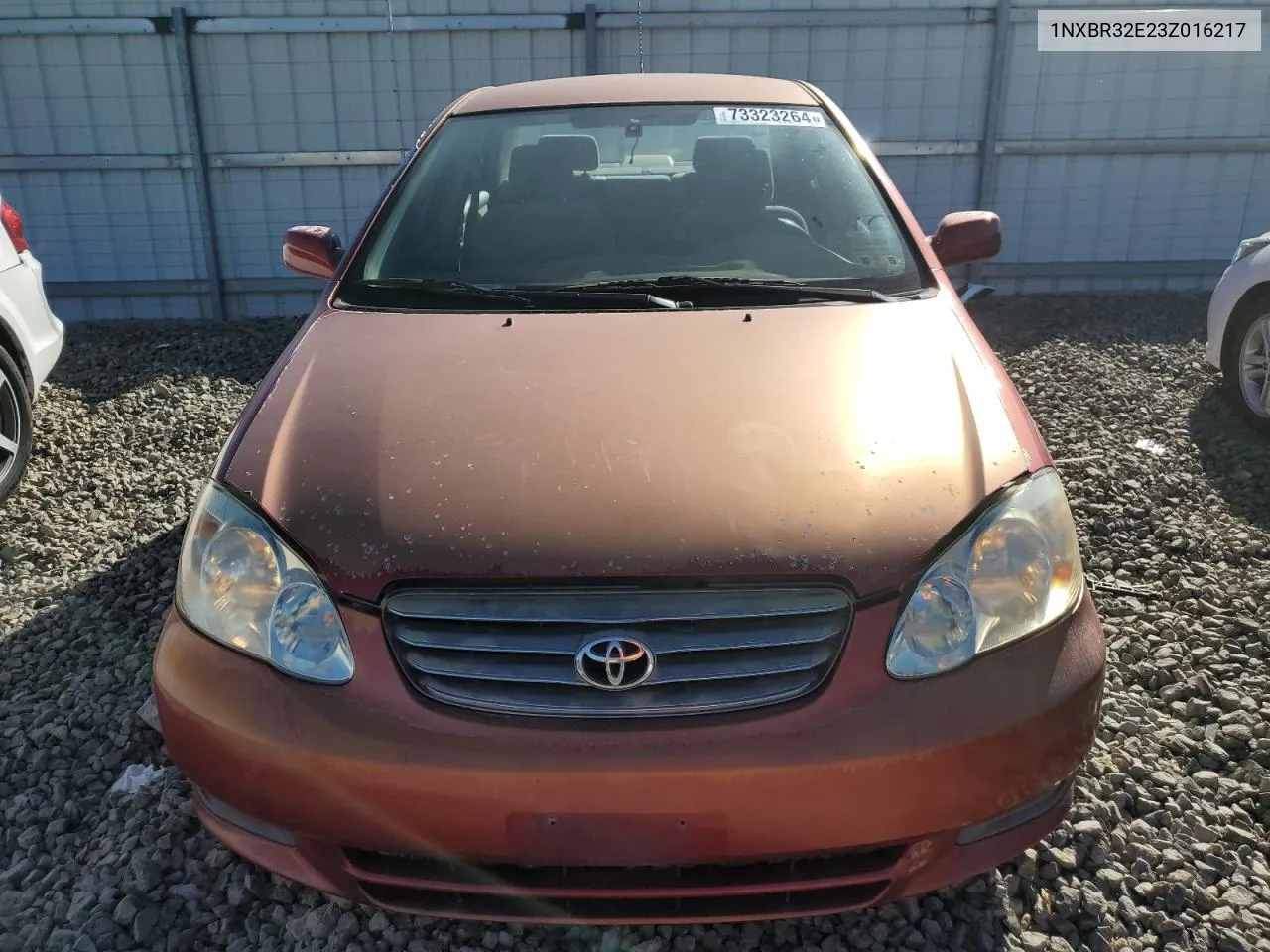 2003 Toyota Corolla Ce VIN: 1NXBR32E23Z016217 Lot: 73323264