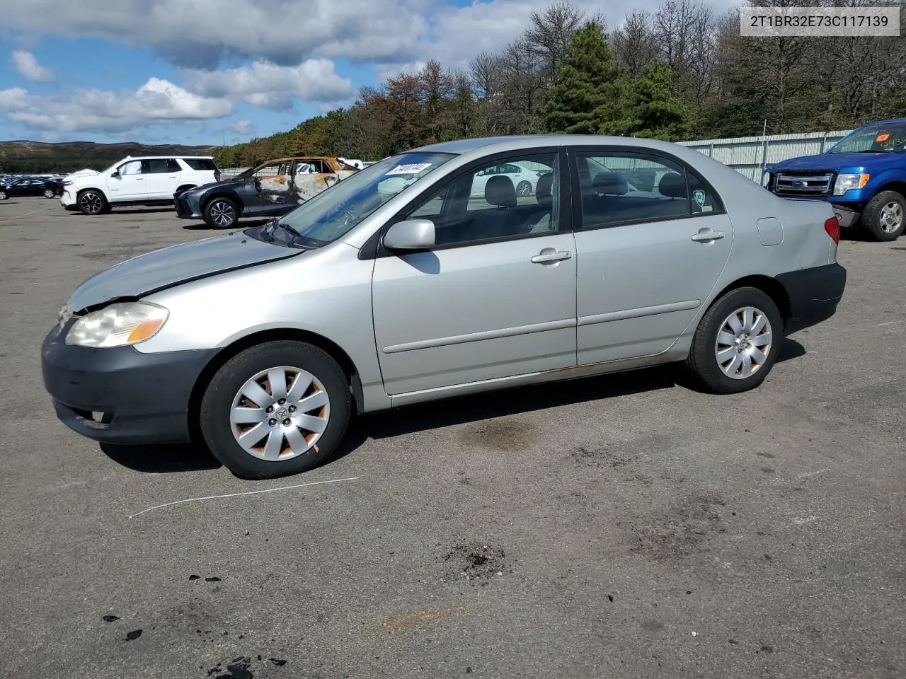 2003 Toyota Corolla Ce VIN: 2T1BR32E73C117139 Lot: 73400744