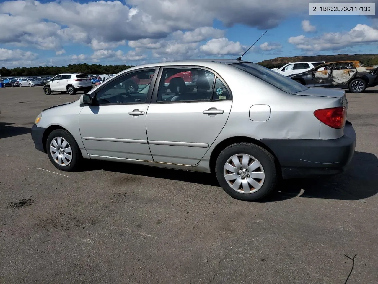 2003 Toyota Corolla Ce VIN: 2T1BR32E73C117139 Lot: 73400744