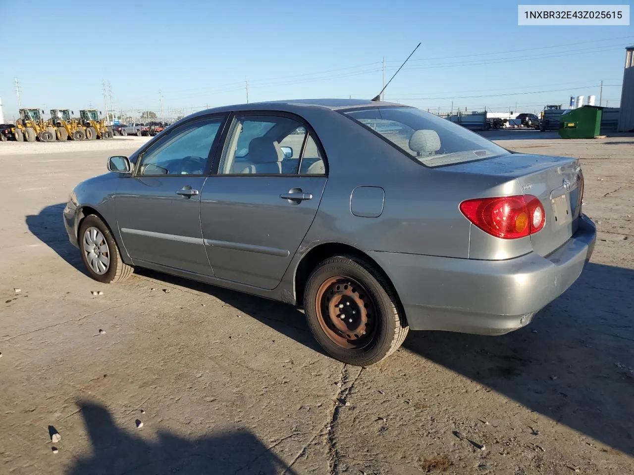 2003 Toyota Corolla Ce VIN: 1NXBR32E43Z025615 Lot: 73783374