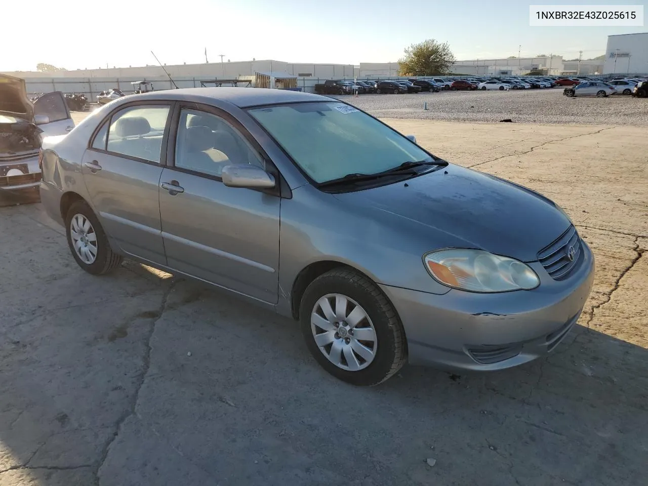 2003 Toyota Corolla Ce VIN: 1NXBR32E43Z025615 Lot: 73783374