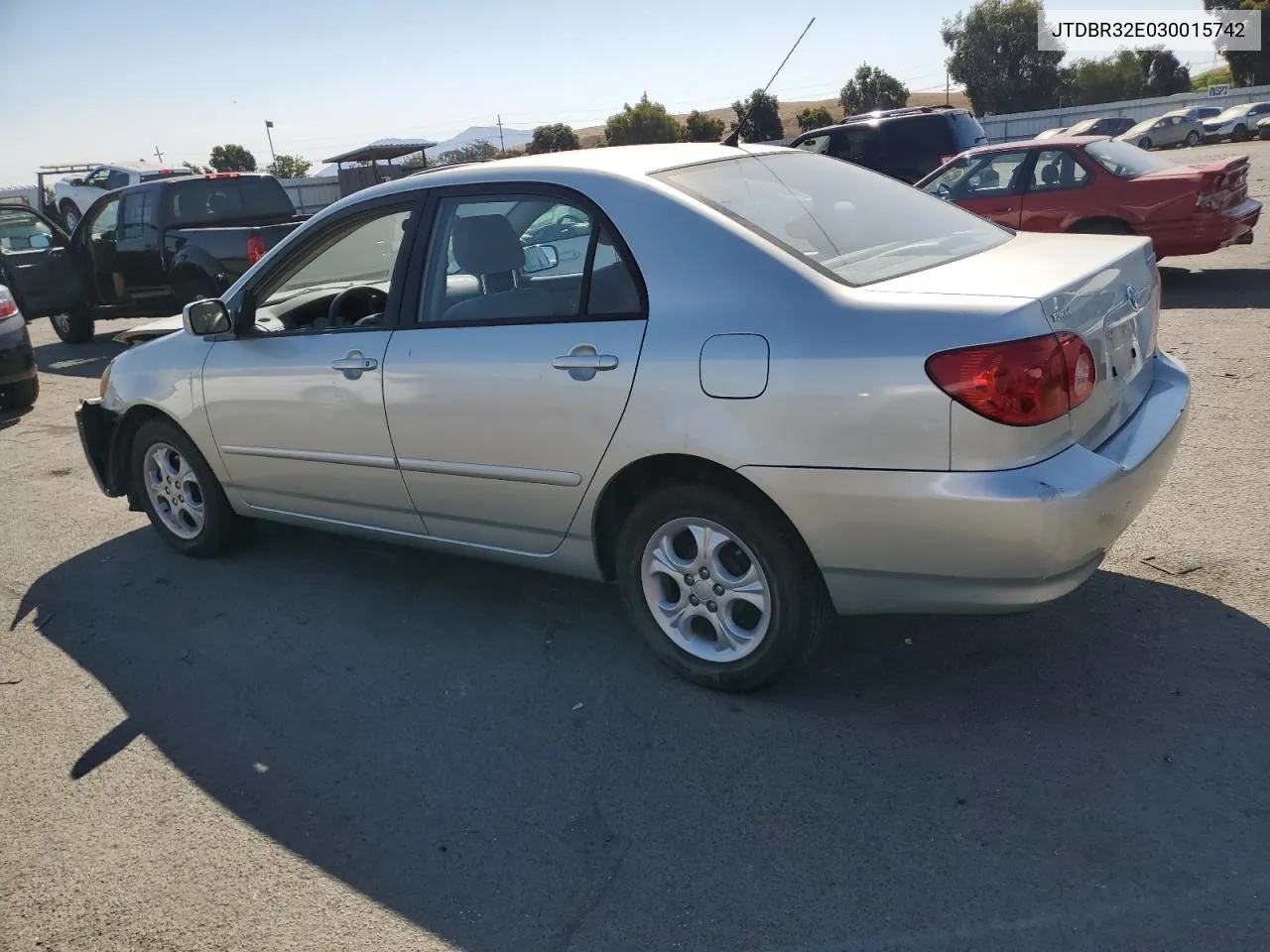 2003 Toyota Corolla Ce VIN: JTDBR32E030015742 Lot: 73996934