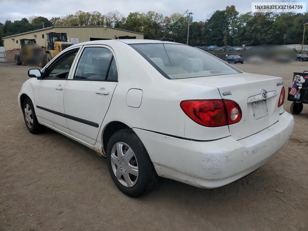 2003 Toyota Corolla Ce VIN: 1NXBR32EX3Z164759 Lot: 74078974