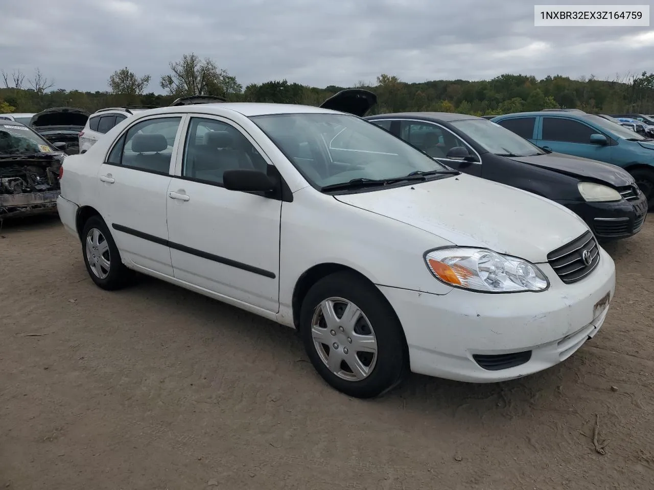 2003 Toyota Corolla Ce VIN: 1NXBR32EX3Z164759 Lot: 74078974