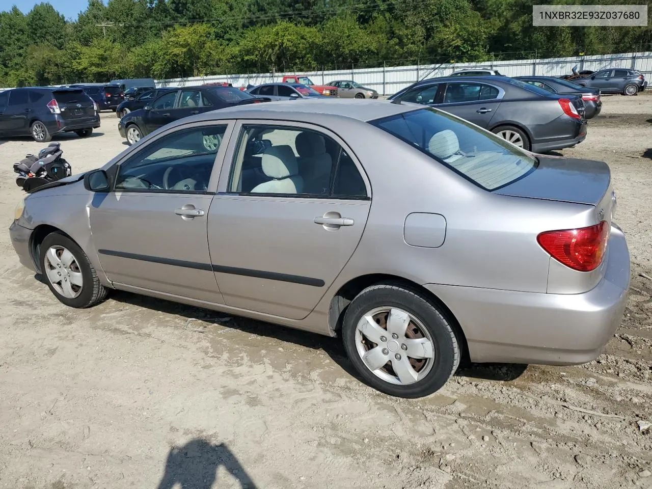 2003 Toyota Corolla Ce VIN: 1NXBR32E93Z037680 Lot: 74175744