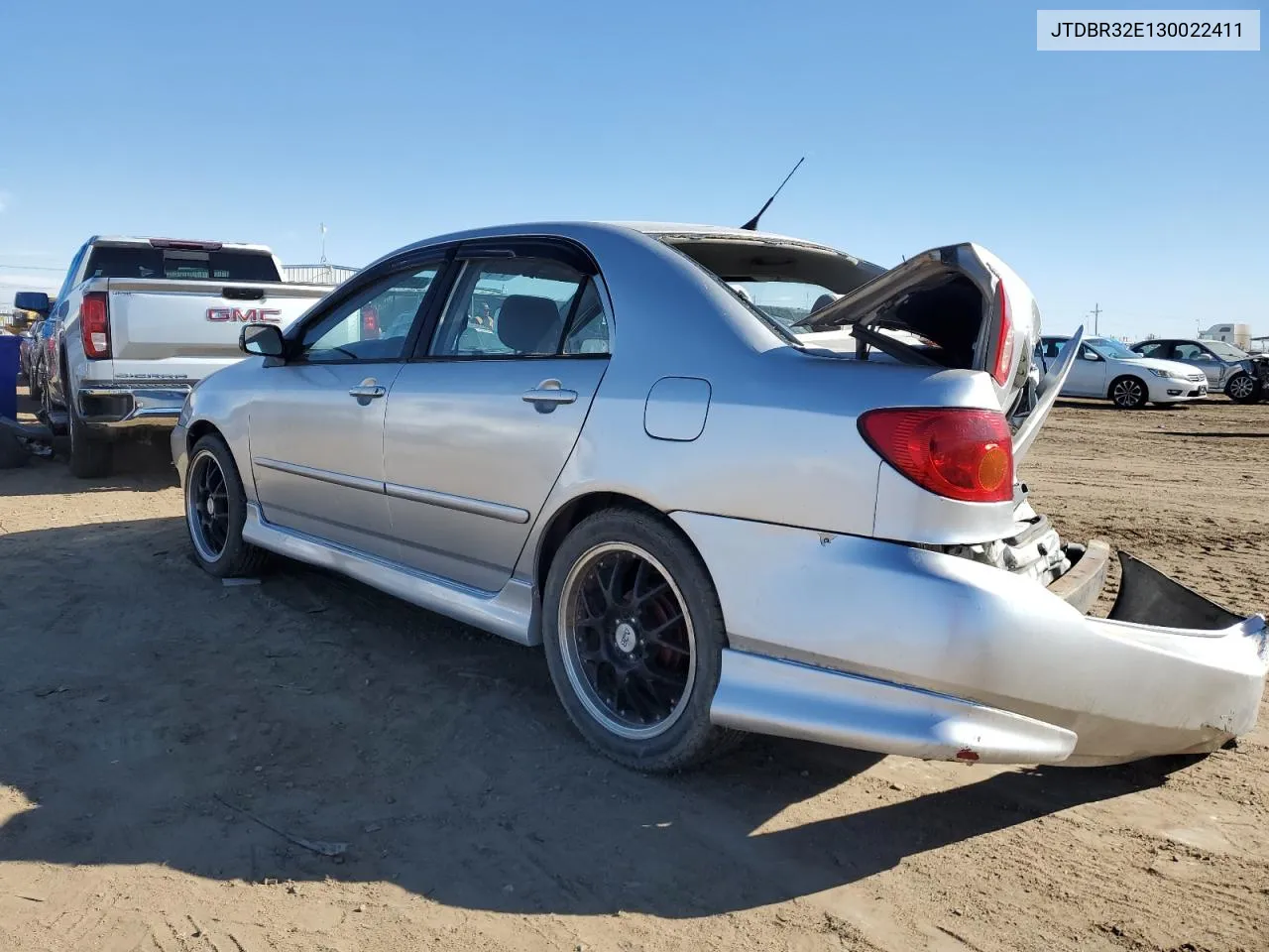 2003 Toyota Corolla Ce VIN: JTDBR32E130022411 Lot: 74324194