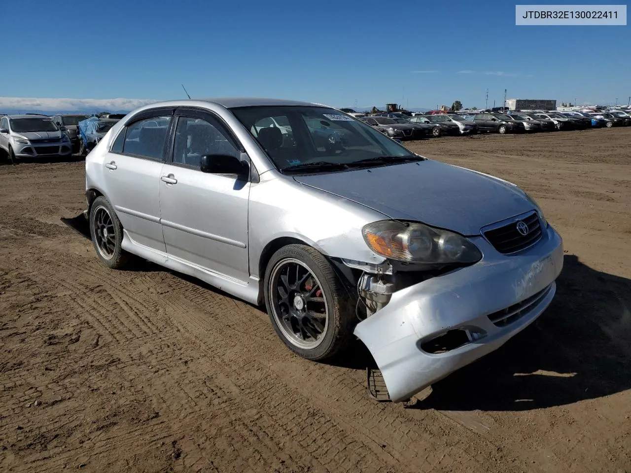 2003 Toyota Corolla Ce VIN: JTDBR32E130022411 Lot: 74324194