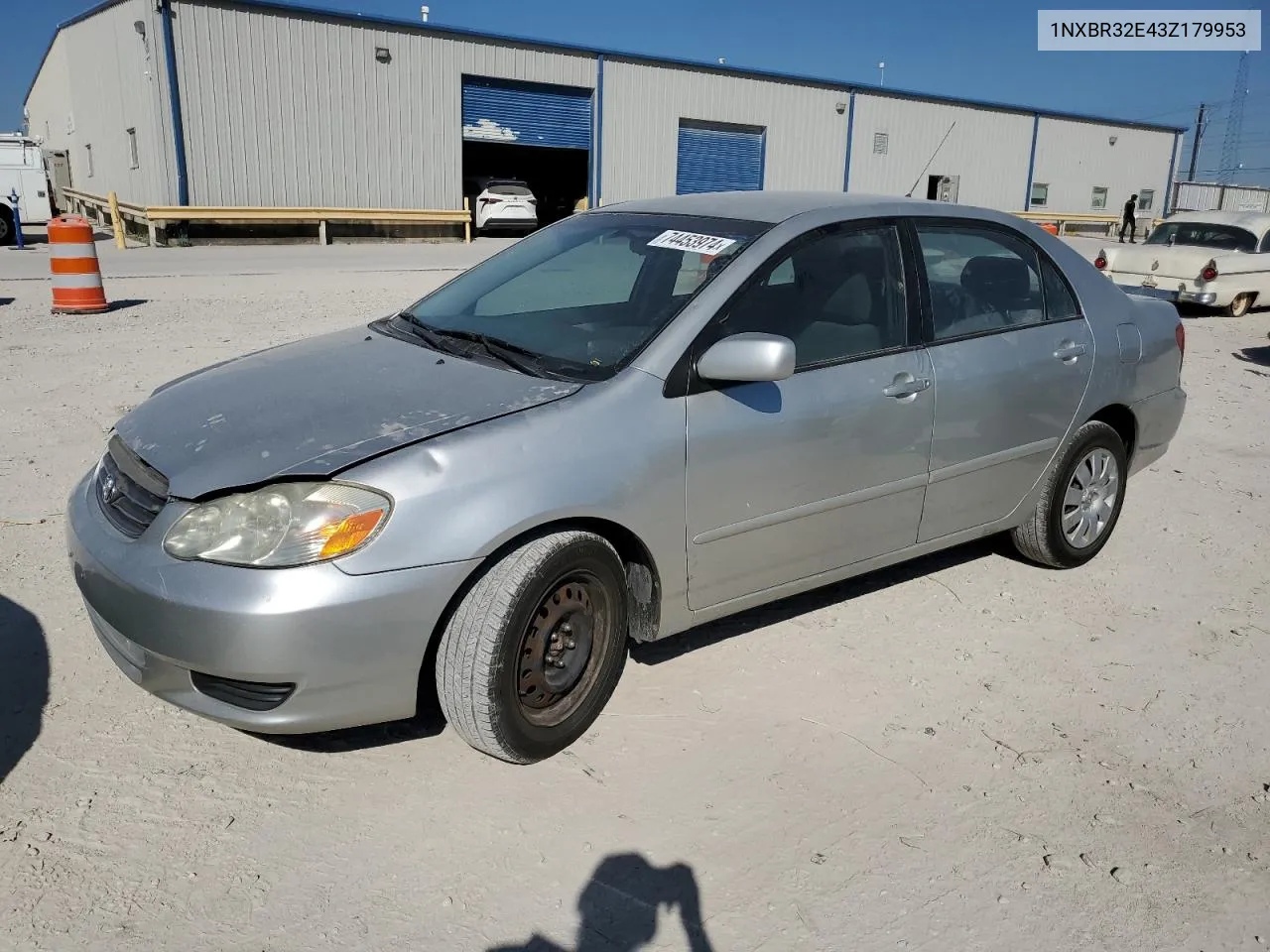 2003 Toyota Corolla Ce VIN: 1NXBR32E43Z179953 Lot: 74453974