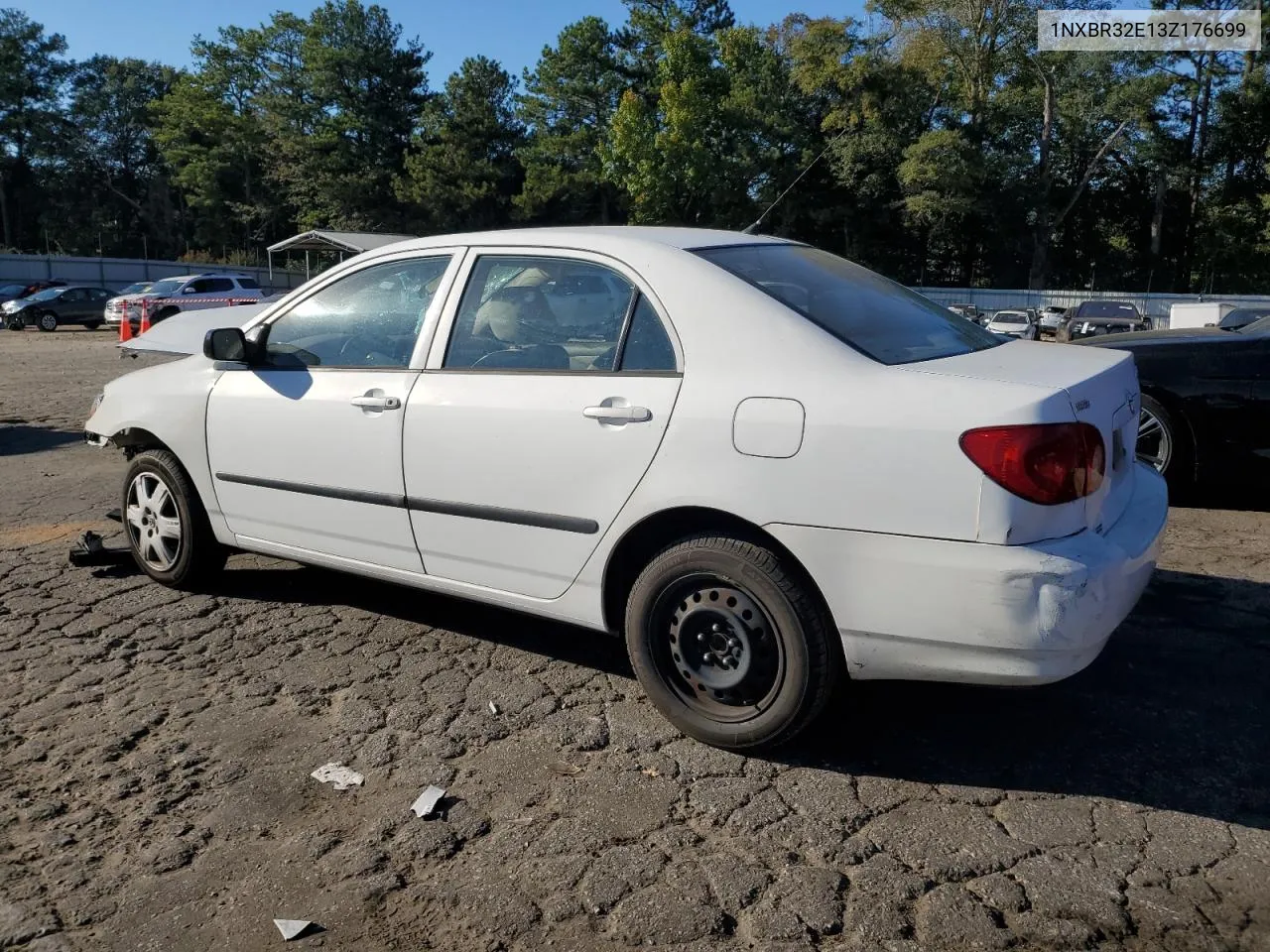 2003 Toyota Corolla Ce VIN: 1NXBR32E13Z176699 Lot: 74903144