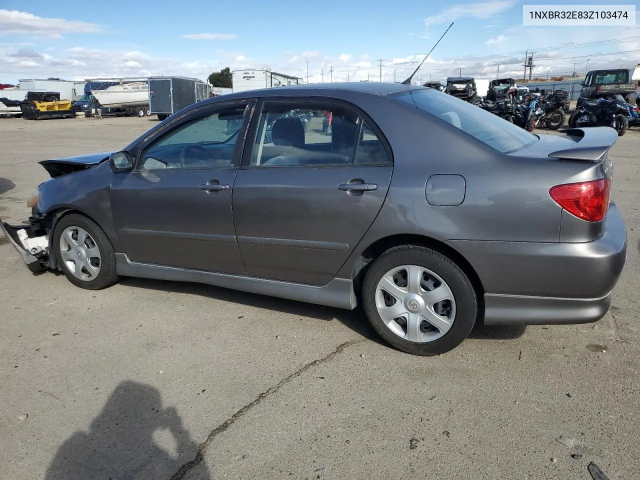 2003 Toyota Corolla Ce VIN: 1NXBR32E83Z103474 Lot: 75187324