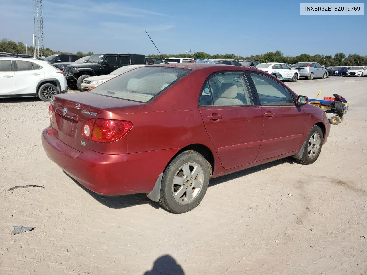 2003 Toyota Corolla Ce VIN: 1NXBR32E13Z019769 Lot: 75943174