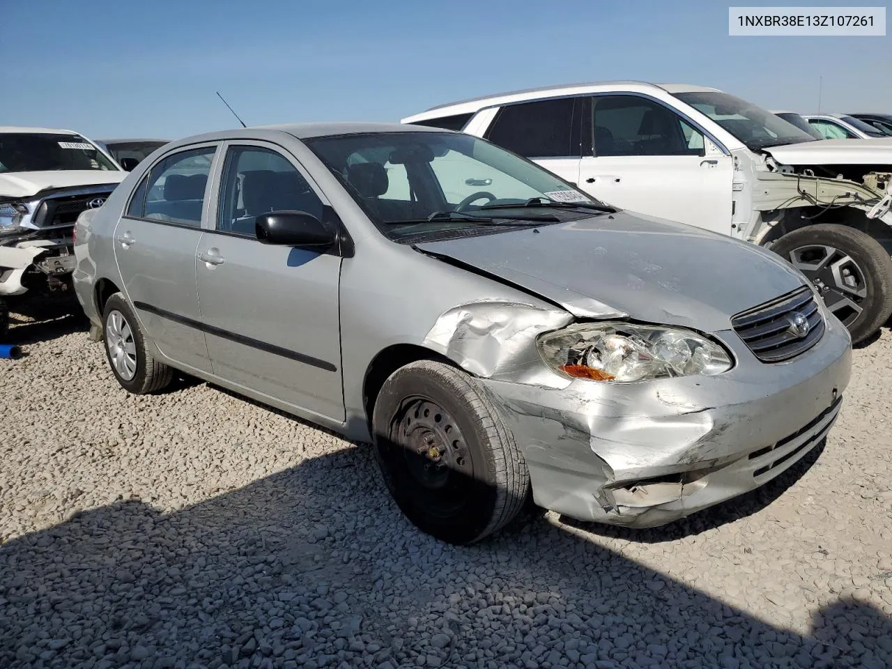 2003 Toyota Corolla Ce VIN: 1NXBR38E13Z107261 Lot: 76290464