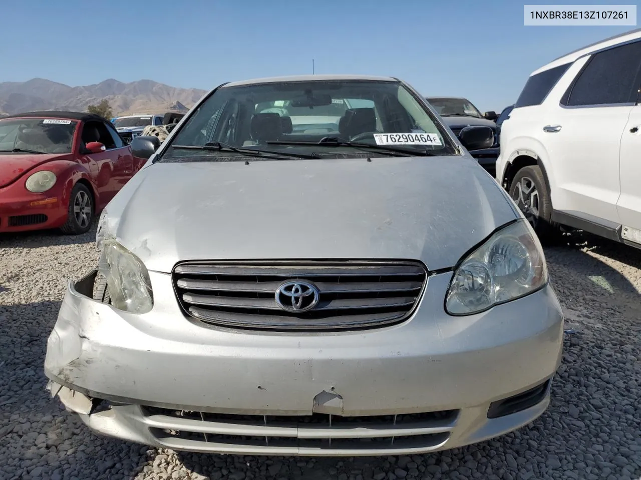 2003 Toyota Corolla Ce VIN: 1NXBR38E13Z107261 Lot: 76290464