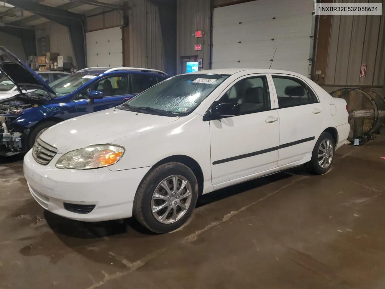 2003 Toyota Corolla Ce VIN: 1NXBR32E53Z058624 Lot: 76315154