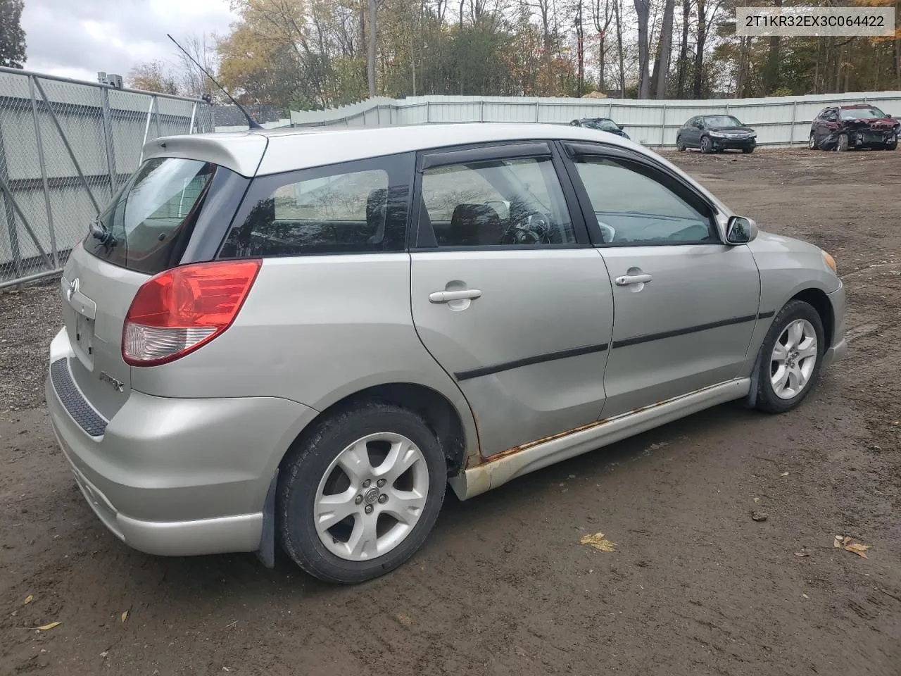 2003 Toyota Corolla Matrix Xr VIN: 2T1KR32EX3C064422 Lot: 76330664