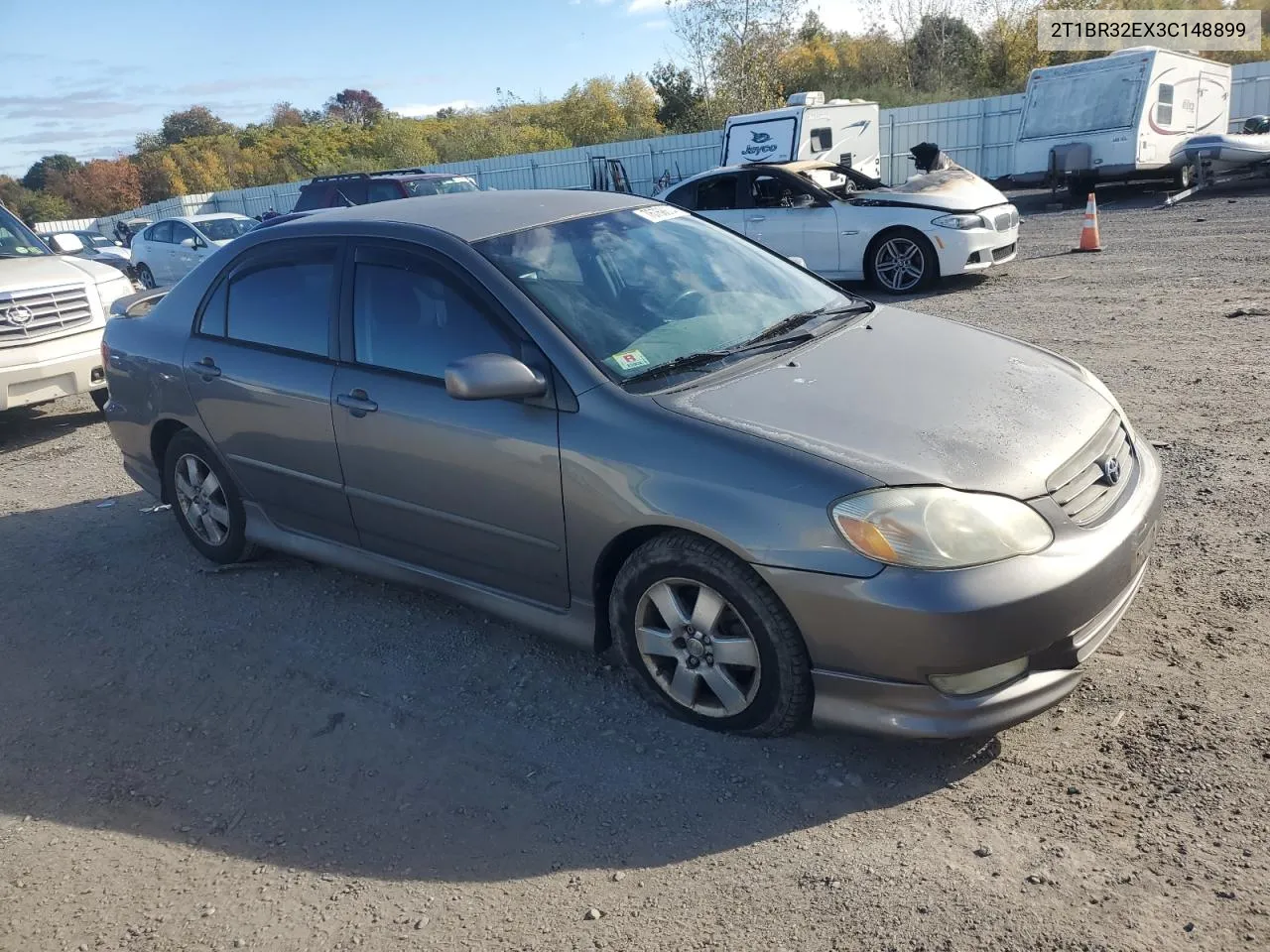 2003 Toyota Corolla Ce VIN: 2T1BR32EX3C148899 Lot: 76768604