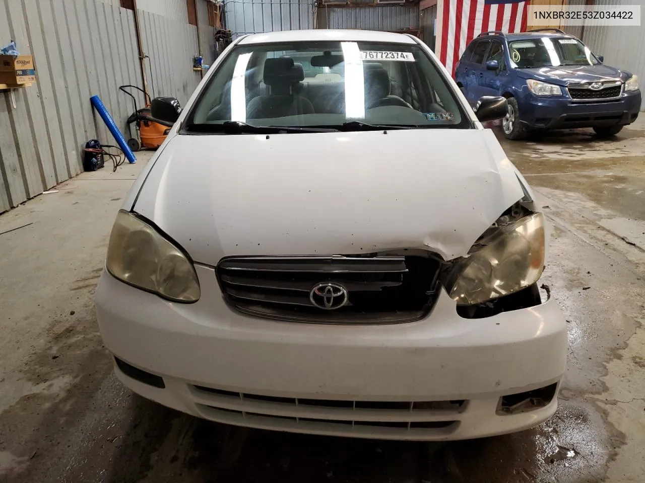 2003 Toyota Corolla Ce VIN: 1NXBR32E53Z034422 Lot: 76772374