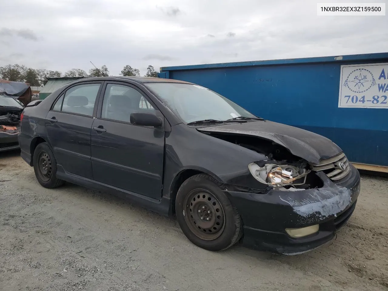 2003 Toyota Corolla Ce VIN: 1NXBR32EX3Z159500 Lot: 76795274