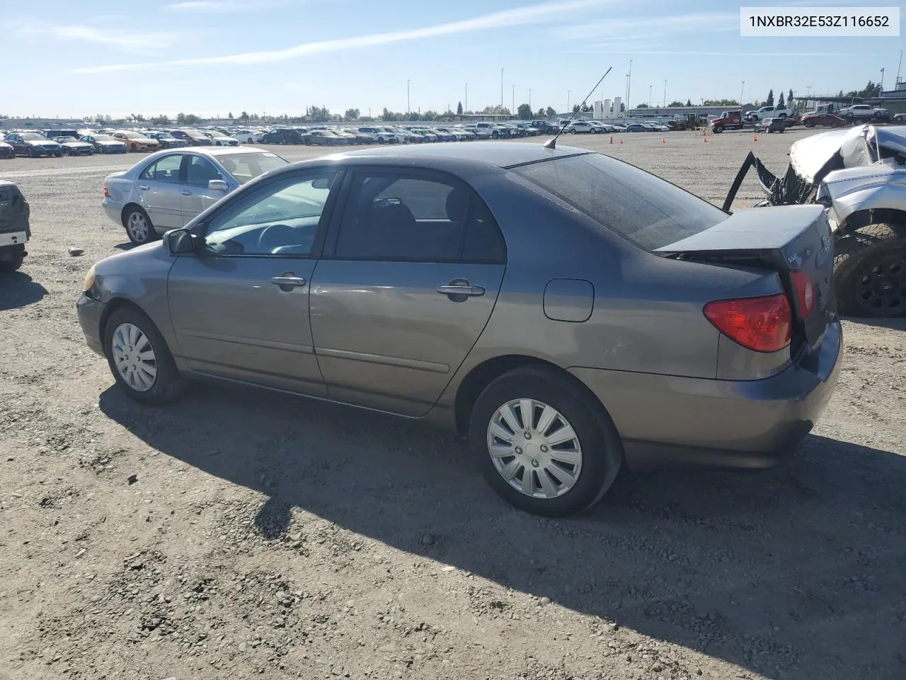 2003 Toyota Corolla Ce VIN: 1NXBR32E53Z116652 Lot: 76967754